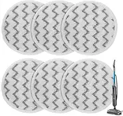 Replacement Rotating Mop Pads Compatible with Bissell SpinWave SmartSteam Scrubbing Steam Mop 3897A（6Pack）