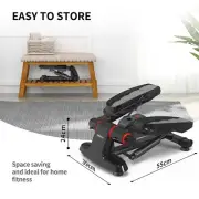 PROIRON Stepper for Exercise, Mini Stepper Machine with Display&Resistance Bands