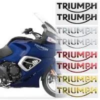 在飛比找Yahoo!奇摩拍賣優惠-3D Triumph 凱旋 機車貼紙 軟膠標誌貼紙 越野摩托