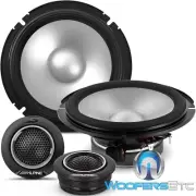 ALPINE S2-S65C 6.5" 240W CAR AUDIO COMPONENT SPEAKERS SILK DOME TWEETERS NEW