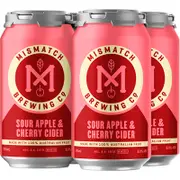 Mismatch Sour Cherry Cider Can 375ml