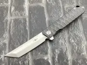 TwoSun Folding Knife YJ01-V1 Titanium Handle Pocket Knife TS20-YJ01-V1-Black