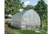 Maze Walk in Polycarbonate Greenhouse Bella 8ft x 12ft