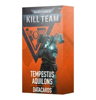 Warhammer 40,000 Kill Team: Tempestus Aquilons Datacards GW 103-84 NIB
