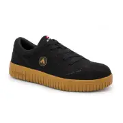 AIRWALK SAFETY Women's Camino Composite Toe EH Work Shoe Black/Gum - AW6111, Bla
