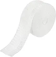 uxcell Iron-on Instant Hem Tape, 6 Yard No Sew Hemming Tape for Pants Washable Hem Adhesive Fabric Strips 1 Inch Fit for Clothes Curtain Pant Mouth - (1 Pack, White)