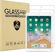 2 Pack ProCase Screen Protector for 9.7" iPad 6th 5th / iPad Air 2 / iPad Air 1 / iPad Pro 9.7 2016, Tempered Glass Film Guard for iPad 6 5 2018 2017, iPad Air 2nd 1st 2014 2013