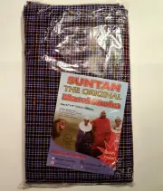 Masai Shuka Authentic African Blanket Scarf Wrap Throw Fabric 57"x 79" Plaid NEW