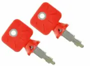 2pc Ignition Key for JD 30 40 50 65 85 Massey Ferguson Tractors