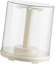 TENOL Clear Figure Display Case Practical Rotating Doll Storage Box for Mini Action Figures Dolls Collectibles Small Toys