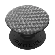 PopSockets PopGrip Phone Grip Expanding Stand Mount Hold Swap - Carbonite Weave
