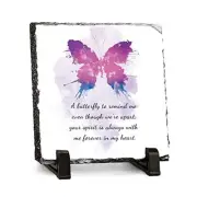 Sympathy Gifts for Loss of Mother Bereavement/Memorial Square-A butterfly