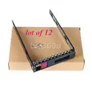 12X 3.5" LFF SAS SATA Drive Tray Caddy For HP ProLiant ML350 ML110 G10 Gen10 New