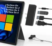 Surface Go Hub Docking Station for Microsoft Surface Go 4/3/2/1 Accessories