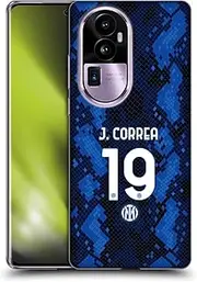 Head Case Designs Officially Licensed Inter Milan Joaqun Correa 2021/22 Players Home Kit Soft Gel Case Compatible with Oppo Reno10 Pro+
