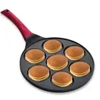 7-Hole Mini Pancakes Maker Pancake Pan With Cute Patterns Nonstick Pancake