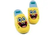 SpongeBob SquarePants Unisex Adult Contrast Slippers (Yellow/Blue) - UTNS7028