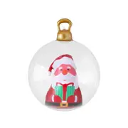 Jingle Jollys Christmas Inflatable Ball 60cm Xmas Decoration Bauble Decor Clear