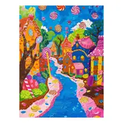 Dream Neighborhood kids nursery wall art canvas print