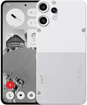 CMF by Nothing Phone 2 Pro Smartphone, Unlocked Cell Phones with MTK 7300 Pro,4 Camera System, 50 MP Camera, 6,67" Flexible AMOLED Display, 5000mAh, 33W Fast Charge, NFC, Nothing OS 3, 8+128GB - White
