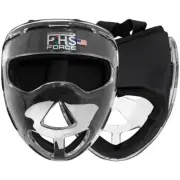 Field Hockey Face Mask Force Transparent Short Penalty Corner Protection Black