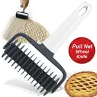 Cookie Pie Lattice Roller Pizza Bread Dough Pastry Kitchen Cutter Baking Tool AU