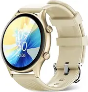WalkerFit Smart Watches for Women – Answer/Dial Calls, Fitness Watch with Heart Rate, SpO2, Sleep & Step Tracker, IP67 Waterproof Smart Watch Compatible with Android/iOS, 7-Day Battery, Gold