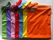 1 x Large Waterproof Baby Wet Bag 30cm x 40cm for Cloth Nappies, Books, Swimmers