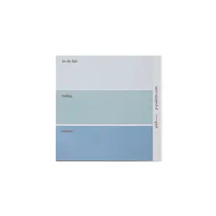 // 紙上旅行 // P.palette〃藍色系便條貼・blue colour memopad