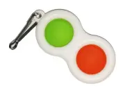 Fidget Toy - Big and Small Silicone Keychain Fidgets for Kids and Adults 1-Pack