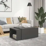 NNEVL 3 Piece Nesting Coffee Table Set Grey 60x60x38 cm Chipboard