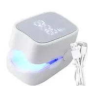 LED Nail Lamp - Led Lamps for Gel Nails | Uv Nail Lamp | Digital Display LED Fingernail Light | USB Charging Dryer | Gel Light for Polish | Polish Dryer for Home, Travel