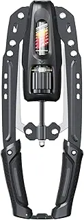 Hydraulic Power Twister, 10-200kg Adjustable Resistance | Dual Carbon Steel | Stable Hydraulic | Ergonomic PU Handle for Full-Body Workout | Foldable Hook Storage Black