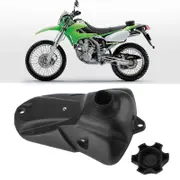 Motorcycle Fuel Gas Tank with Cap Replacement Hard Plastic Fit for Kawasaki KLX 110 / BBR