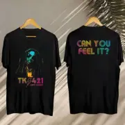 Lenny Kravitz TK421 Shirt – Blue Electric Light Tour Concert Tee & Fan Gift
