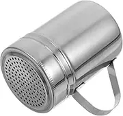Stainless Steel Powder Jar Fine Mesh Strainer for Flour Seasoning Sugar Popcorn Salt Baking Metal Shaker Duster