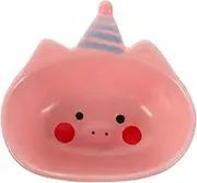 EXHUMKY Cute Piggy Ceramic Bowl Sauce Bowl Cartoon Pie Pan Stylish Easy Cleaning