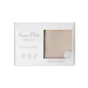 Aster & Oak Organic Heirloom Knitted Baby Gift Set Taupe