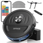 Robot Vacuum and Mop Combo, 5500Pa Strong Suction, LiDAR Navigation with Smar...