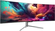QSM 49" Curved 5K 32:9 Ultrawide 120Hz 6ms Gaming and Office Monitor
