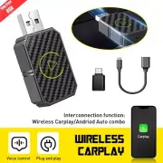 Mini Wireless Carplay Dongle Android Auto Adapter USB Car Connect Box Adapter