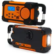 Emergency NOAA Weather Radio with AM/FM and Shortwave Radio Bands: Hand Crank,
