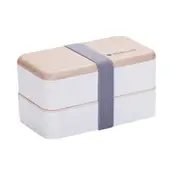 Japanese-Style Lunch Box Double-Layer Separated Bento Microwave Lunchbox For Office Worker Children Food Case