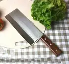 Full Tang Cleaver Knife Stainless Steel Wood Handle Butcher Chef Beef Slicing 8"