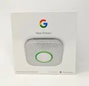 Google Nest 2nd Gen Protect Smoke and Carbon Monoxide Alarm Detector with...