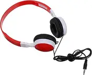 LIFKICH 3 Pcs Kid-Friendly Foldable Headset Children's School Headphones Stereo Music Headphone for Kids Lightweight Corded Headphones 3.5mm Jack