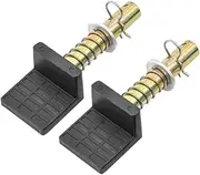 ａ aternee 2Pcs Motorcycle Stand Hooks for Paddock Lift Jack Stand Motorbike Accessory Iron Antislip Sturdy Spare Parts Support Rack