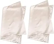 GLSTOY 1 Pair Zipper Design Pillowcases Washable Polyester Pillow Covers for Bedroom Skin Friendly Minimalist Design Easy to Clean and Maintain Color