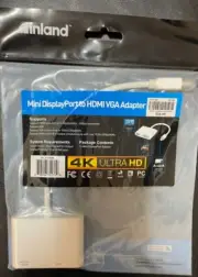 Mini DisplayPort (Thunderbolt 2) to HDMI 2.0 (4K 60HZ) | VGA Adapter