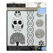 Urban Artist Decorative Stencil Hootie